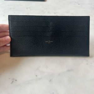 Louis Vuitton Monogram Empreinte Leather Card Holder Insert Black